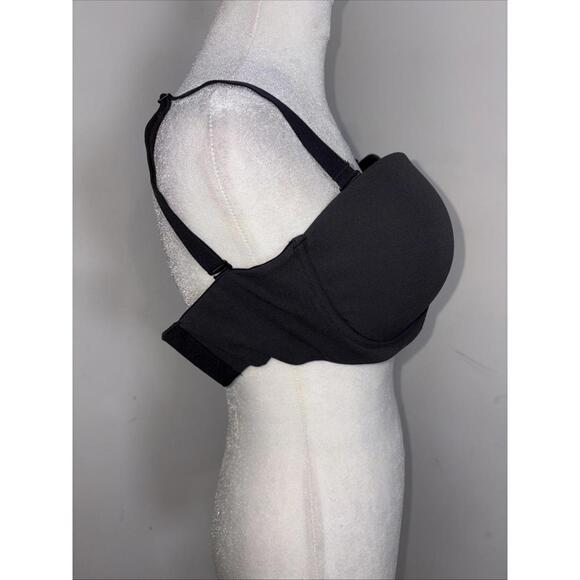 NEW Skims Fits Everybody Underwired T-Shirt Demi Bra Black Size 32DDD NWT - Picture 3 of 7